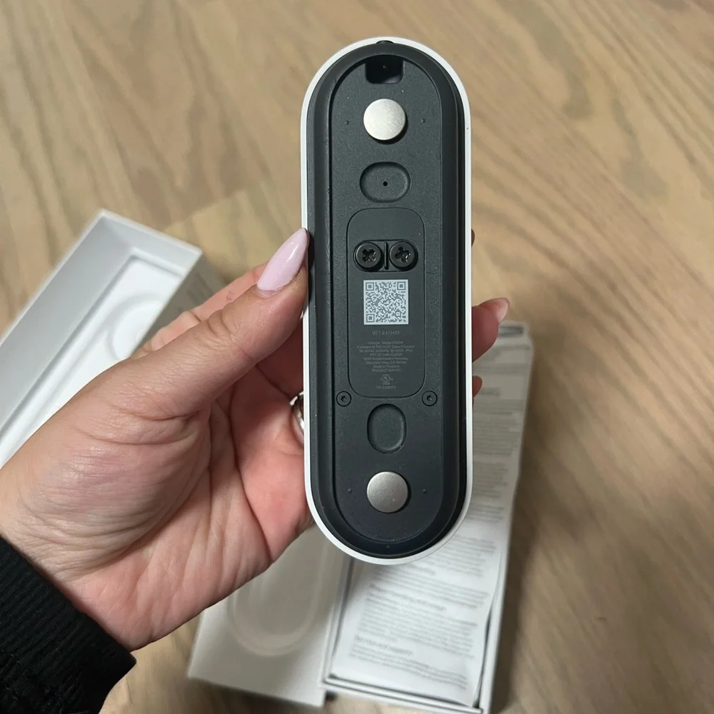 Google Nest Doorbell - (Wired, 2nd Gen) - Wired Video Doorbell Camera Snow